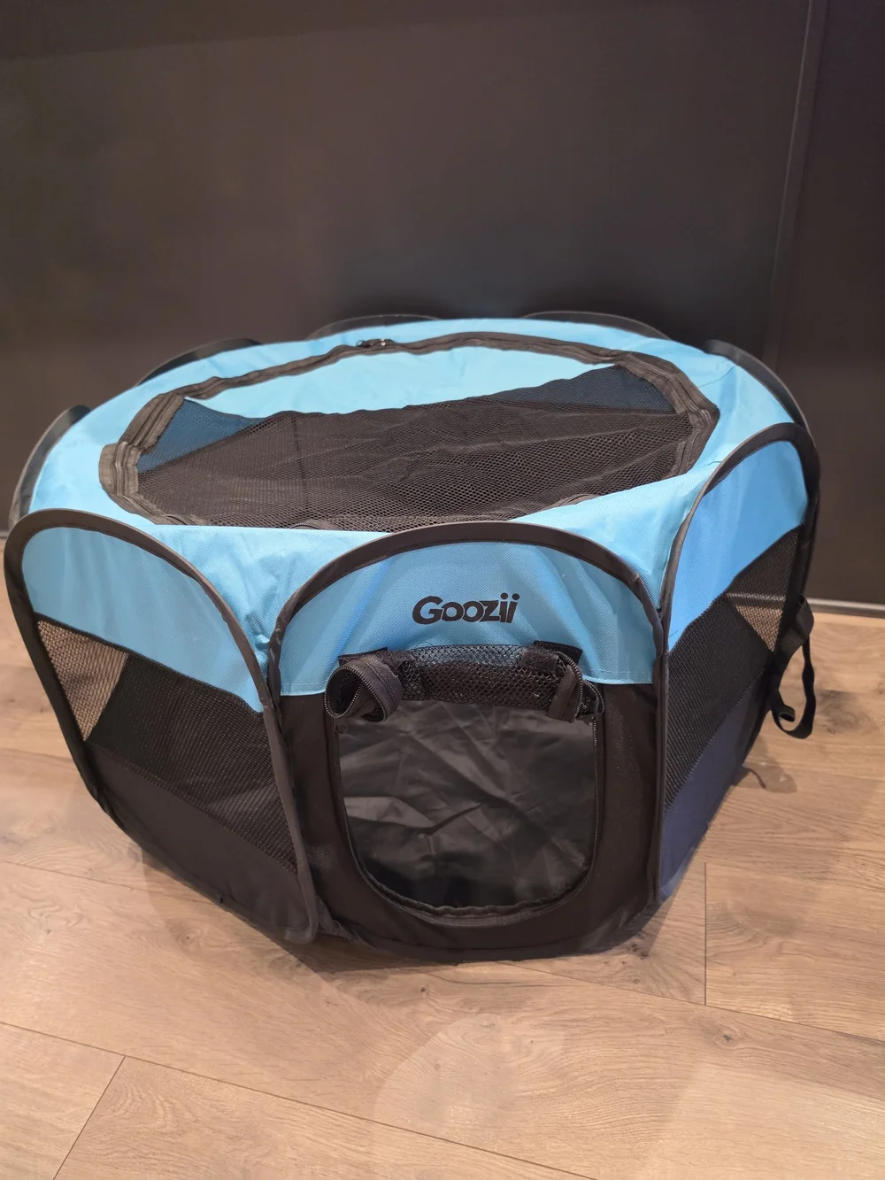 Goozii Blue & Black Portable Pet Playpen